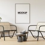 فایل لایه باز موکاپ قاب عکس با دکوراسیون مبلمان مدرن فایل لایه باز موکاپ قاب عکس با دکوراسیون مبلمان مدرن