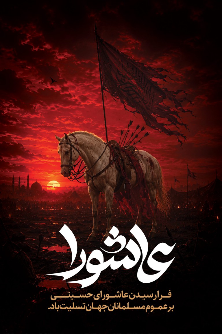 فایل لایه باز بنر تسلیت عاشورای حسینی