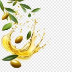 فایل لایه باز پاشیده شدن روغن زیتون و برگ های تازه فایل لایه باز پاشیده شدن روغن زیتون و برگ های تازه