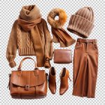 فایل لایه باز ست لباس گرم ، کیف و کفش چرم فایل لایه باز ست لباس گرم ، کیف و کفش چرم