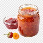 فایل لایه باز مربای توت فرنگی