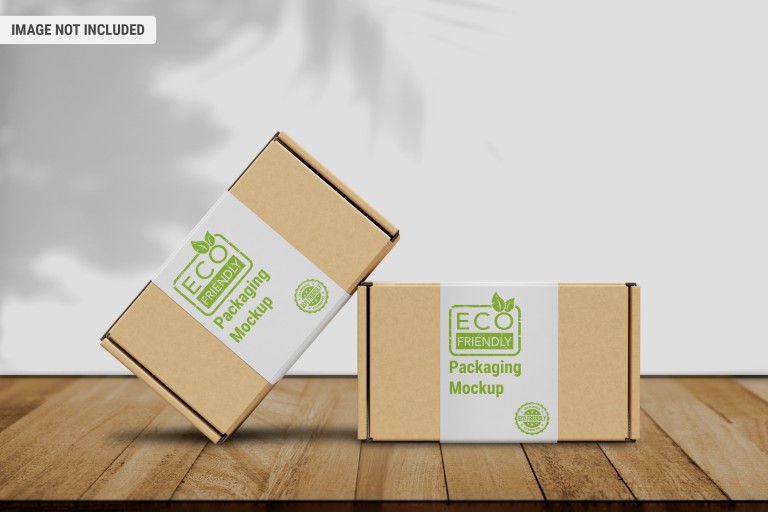 فایل لایه باز طرح موکاپ جعبه بسته بندی