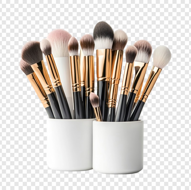 فایل لایه باز براش های آرایشی