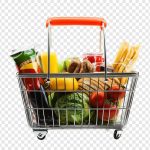 فایل لایه باز سبد خرید مواد غذایی فایل لایه باز سبد خرید مواد غذایی