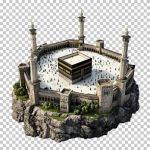 فایل لایه باز خانه کعبه مکه و مردم درحال زیارت با طراحی مدرن فایل لایه باز خانه کعبه مکه و مردم درحال زیارت با طراحی مدرن