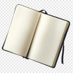 فایل لایه باز دفترچه یادداشت خط دار رنگ مشکی فایل لایه باز دفترچه یادداشت خط دار رنگ مشکی
