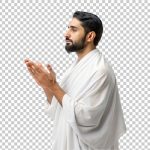 فایل لایه باز مرد با لباس حج درحال دعا کردن فایل لایه باز مرد با لباس حج درحال دعا کردن