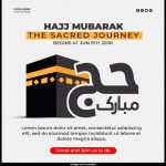 فایل لایه باز قالب پست اینستاگرام تبریک حج فایل لایه باز قالب پست اینستاگرام تبریک حج