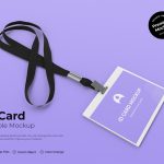 فایل لایه باز طرح موکاپ آیدی کارت