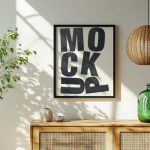 فایل لایه باز نمونه موکاپ قاب عکس روی دیوار فایل لایه باز نمونه موکاپ قاب عکس روی دیوار