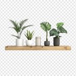 فایل لایه باز قفسه چوبی با گلدانهای گل فایل لایه باز قفسه چوبی با گلدانهای گل