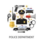 وکتور تصویر تجهیزات پلیس وکتور تصویر تجهیزات پلیس