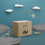 فایل لایه باز موکاپ طرح جعبه کرافت فایل لایه باز موکاپ طرح جعبه کرافت