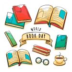 وکتور مفهوم روز کتاب همراه با نمادهای کتابخوانی وکتور مفهوم روز کتاب همراه با نمادهای کتابخوانی