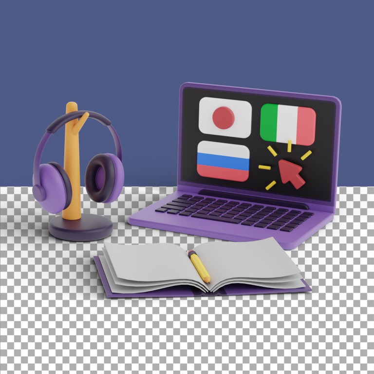 فایل لایه باز رندر سه بعدی لپ تاپ