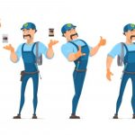 وکتور شخصیت های برقی ژست های مختلف وکتور شخصیت های برقی ژست های مختلف