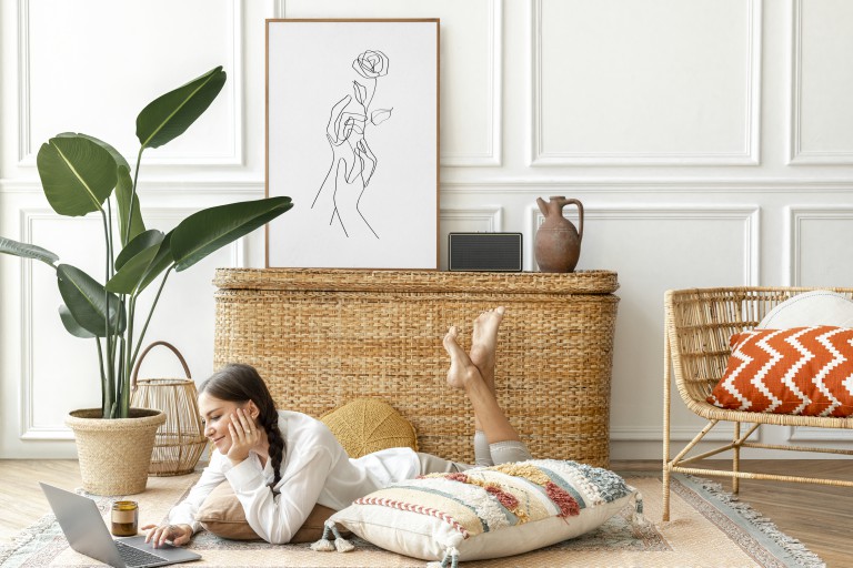 فایل لایه باز موکاپ طراحی قاب عکس