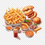فایل لایه باز سیب زمینی سرخ کرده با سس مخصوص فایل لایه باز سیب زمینی سرخ کرده با سس مخصوص