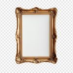 فایل لایه باز قاب عکس طلایی با پس زمینه جدا شده فایل لایه باز قاب عکس طلایی با پس زمینه جدا شده