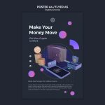 فایل لایه باز پوستر ارز دیجیتال فایل لایه باز پوستر ارز دیجیتال