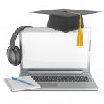 فایل لایه باز لپ تاپ با صفحه نمایش خالی با مفهوم کلاس آموزشی آنلاین فایل لایه باز لپ تاپ با صفحه نمایش خالی با مفهوم کلاس آموزشی آنلاین