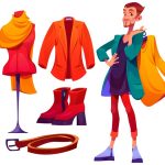 وکتور ست استایلیست شخصی به سبک کارتونی وکتور ست استایلیست شخصی به سبک کارتونی