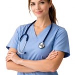 فایل لایه باز موکاپ خانم پرستار درحال لبخند زدن به دوربین فایل لایه باز موکاپ خانم پرستار درحال لبخند زدن به دوربین