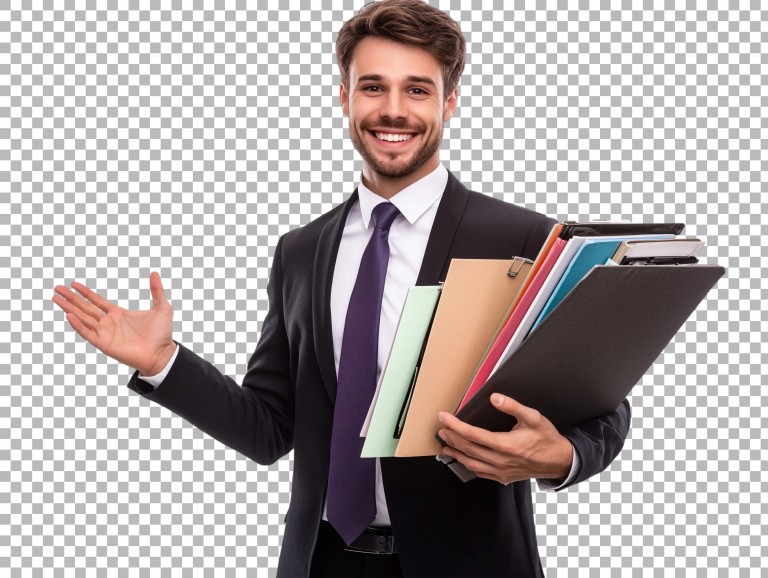 فایل لایه باز مرد کارمند
