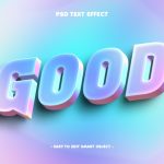 فایل لایه باز افکت متن GOOD فایل لایه باز افکت متن GOOD