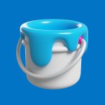 فایل لایه باز تصویر سطل رنگ فایل لایه باز تصویر سطل رنگ