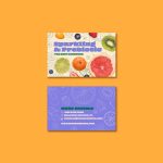 فایل لایه باز طراحی کارت ویزیت میوه فروشی