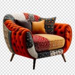 فایل لایه باز مبل تک نفره با پارچه چهل تیکه فایل لایه باز مبل تک نفره با پارچه چهل تیکه