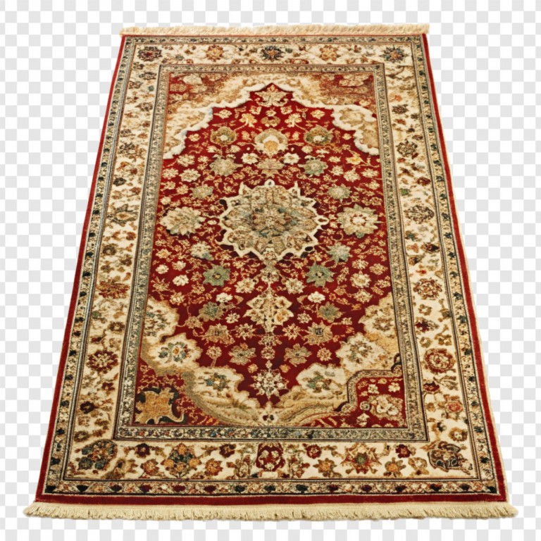 فایل لایه باز فرش ایرانی قرمز
