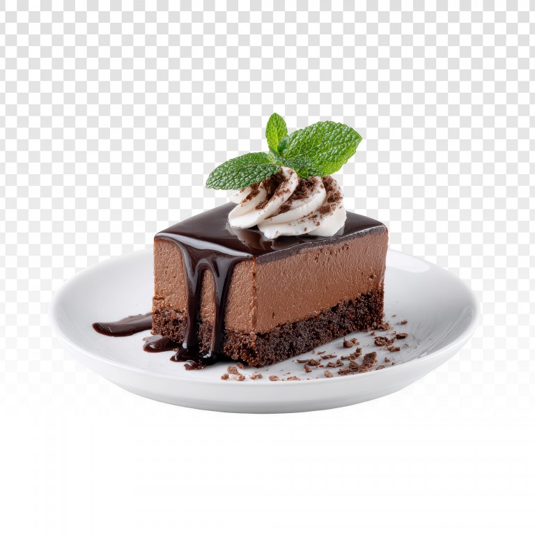 فایل لایه باز تصویر برش کیک شکلاتی
