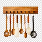 فایل لایه باز آویز قاشق و کفگیر چوبی فایل لایه باز آویز قاشق و کفگیر چوبی