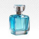 فایل لایه باز شیشه عطر آبی زیبا با درپوش نقره ای فایل لایه باز شیشه عطر آبی زیبا با درپوش نقره ای