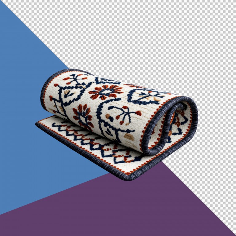فایل لایه باز قالیچه لول شده