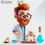 فایل لایه باز تصویر دانشمند در حال اجرای آزمایشات فایل لایه باز تصویر دانشمند در حال اجرای آزمایشات