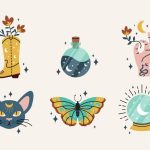وکتور برچسب های جادویی