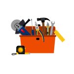 وکتورجعبه ابزار برای تعمیرات خانگی وکتورجعبه ابزار برای تعمیرات خانگی