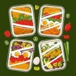 وکتور مواد غذایی بسته بندی شده وکتور مواد غذایی بسته بندی شده
