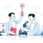 وکتور تصویر کارشناس آزمایشگاه