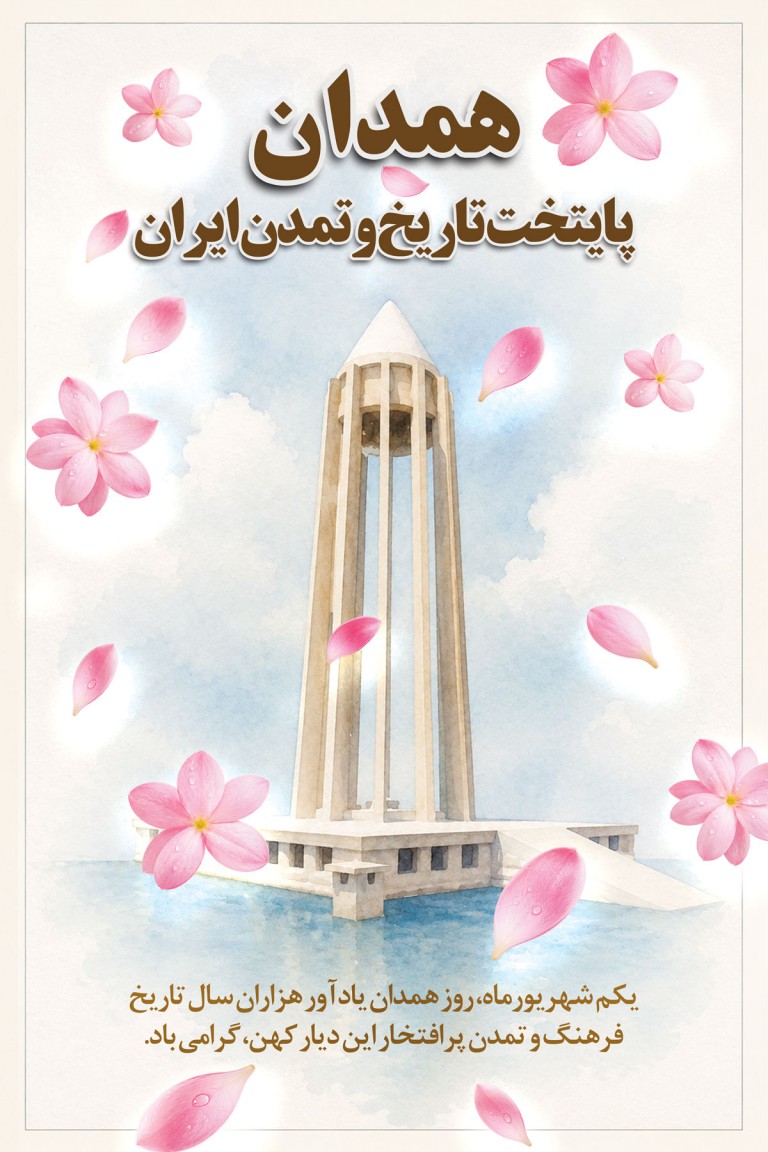 فایل لایه باز بنر روز همدان