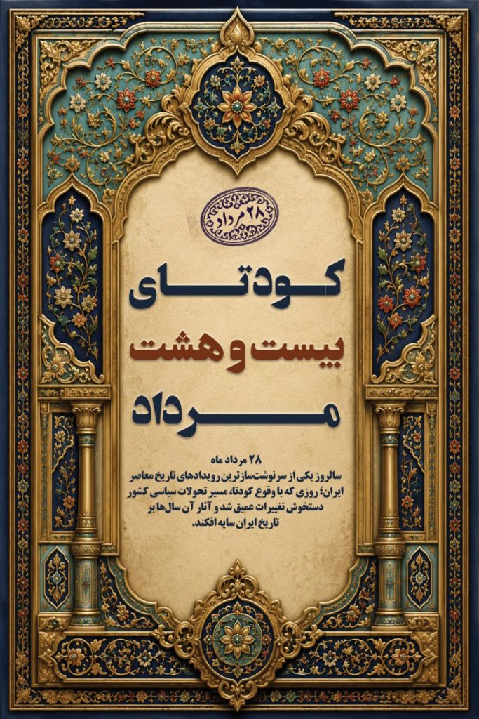 فایل لایه باز بنر کودتای 28 مرداد