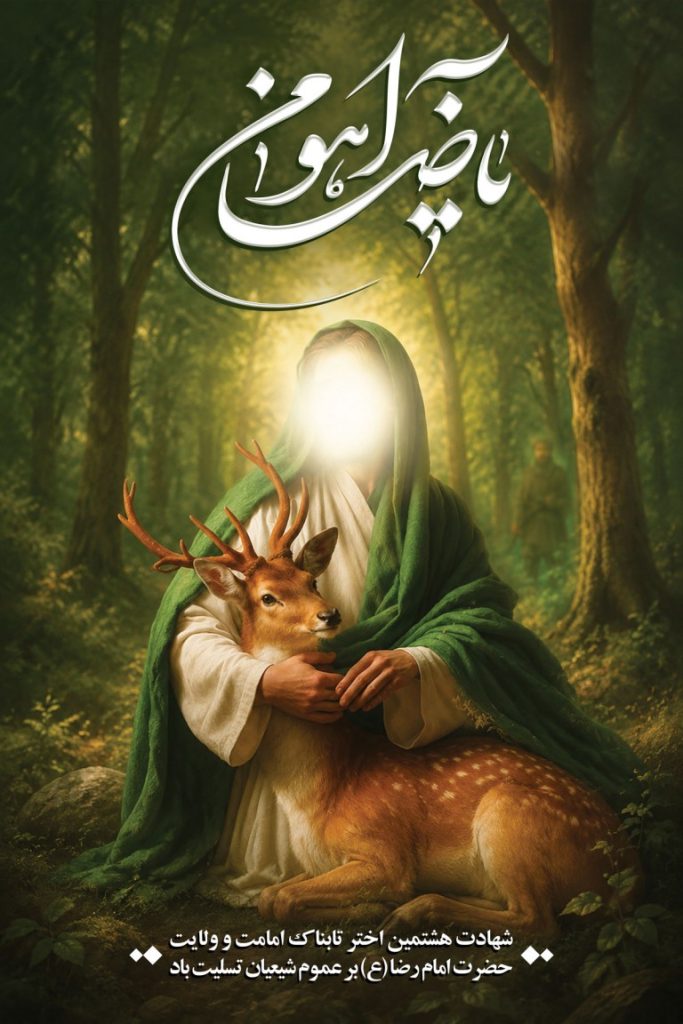 فایل لایه باز بنر شهادت امام رضا (ع)