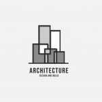 وکتور مینیمالیستی الگوی لوگوی معماری وکتور مینیمالیستی الگوی لوگوی معماری