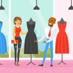 وکتور فروشگاه لباس زنانه وکتور فروشگاه لباس زنانه