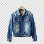 فایل لایه باز کت جین یقه دار فایل لایه باز کت جین یقه دار