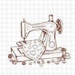 فایل لایه باز تصویر چرخ خیاطی قدیمی در پس زمینه شفاف فایل لایه باز تصویر چرخ خیاطی قدیمی در پس زمینه شفاف