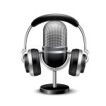 وکتور تصویر هدفون و میکروفون وکتور تصویر هدفون و میکروفون